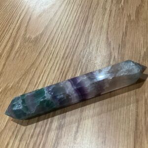 New Flourite Multicolor Crystal Wand